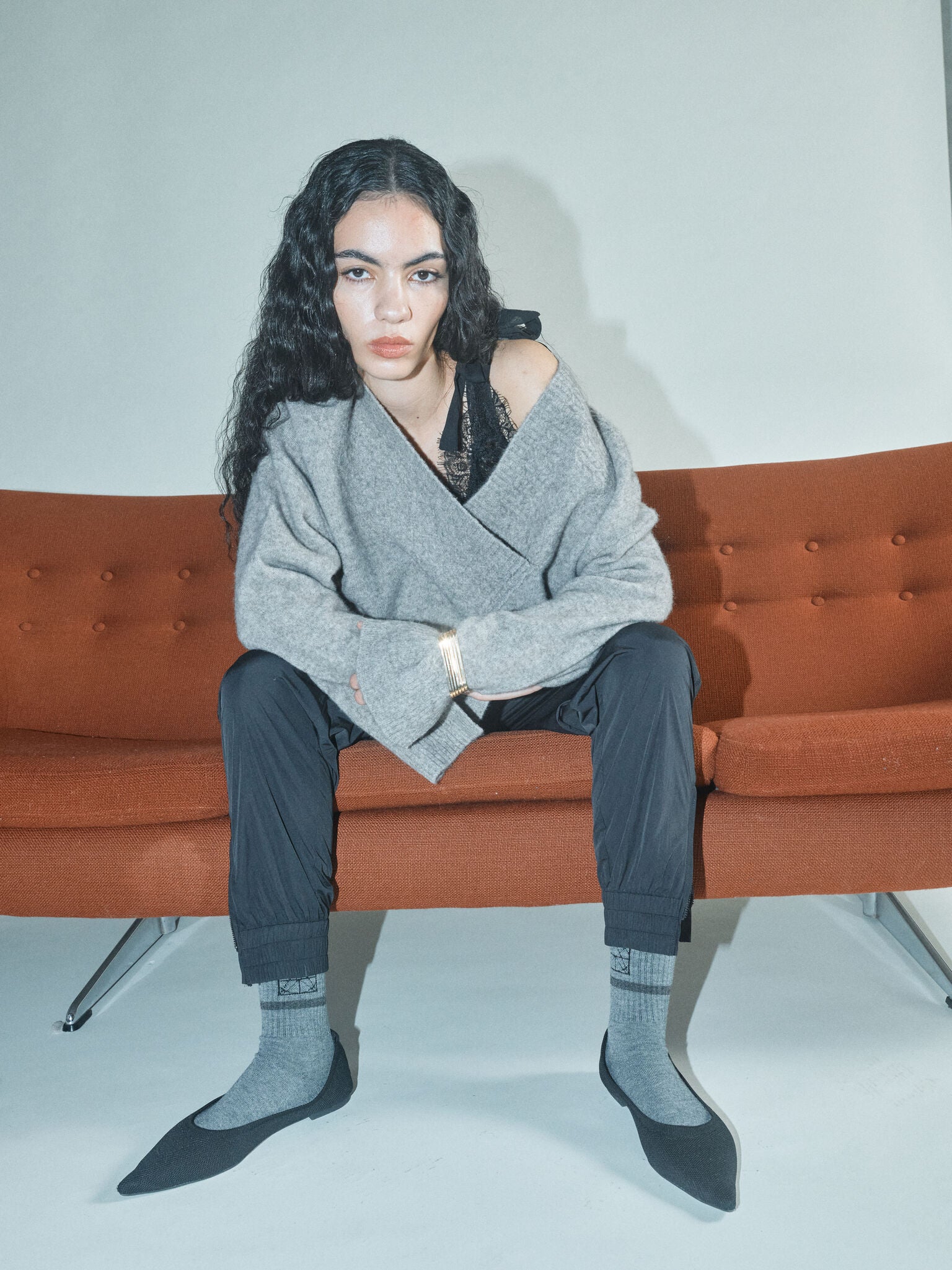 Modelshot / Grey Melange / Detail